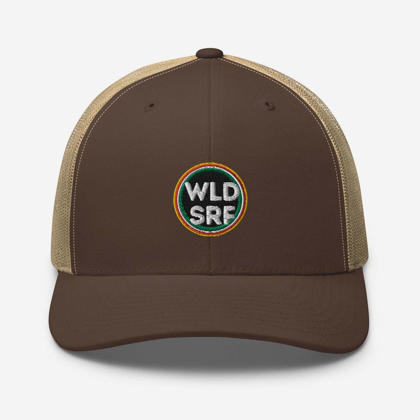 Gorra tipo trucker WLDSRF sunset tag