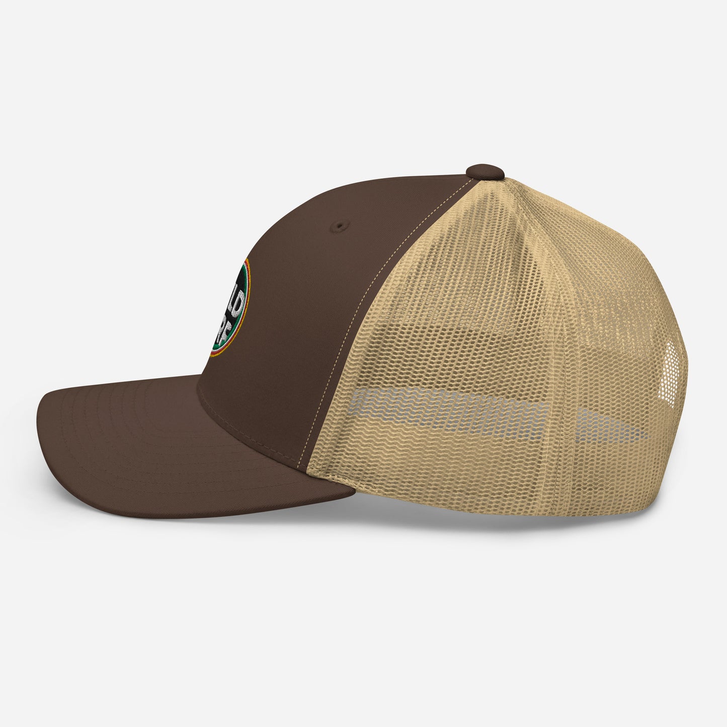 Gorra tipo trucker WLDSRF sunset tag