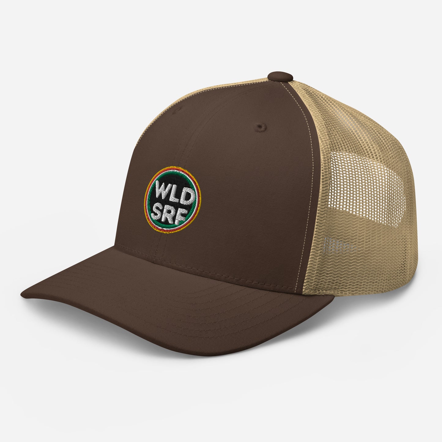 Gorra tipo trucker WLDSRF sunset tag