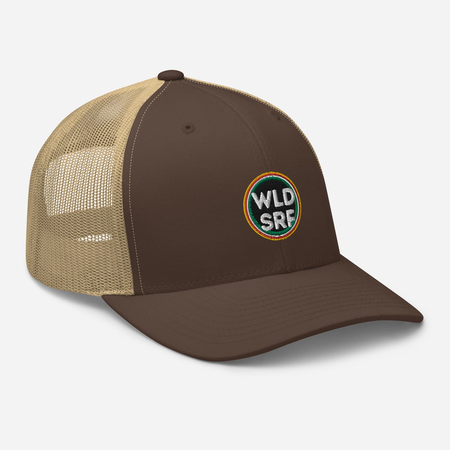 Gorra tipo trucker WLDSRF sunset tag